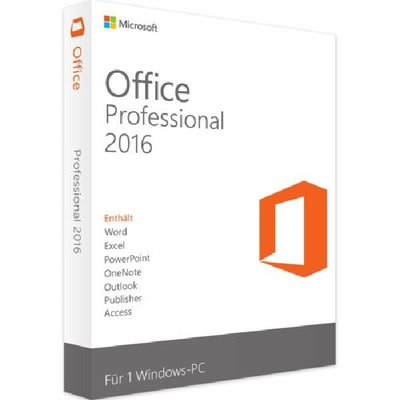 Microsoft Office Professional 2016 Retail Box