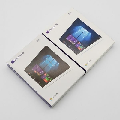 Retail Key Code With COA License Sticker Microsoft Windows 10 Professional 32bit / 64bit Retail Box