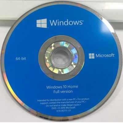High Speed Version Microsoft Windows 10 Home 32bit / 64bit OEM Packge