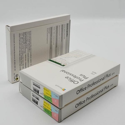English Arabic French Japanese Korean Russian Spanish Language Microsoft Office 2019 Professional Plus DVD Retail Box