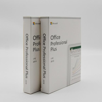 With COA License Sticker Microsoft Office 2019 Professional DVD Retail Box