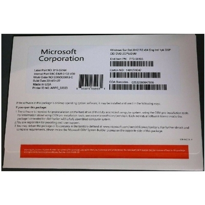 Microsoft Windows Server 2012 R2 Standard OEM Box