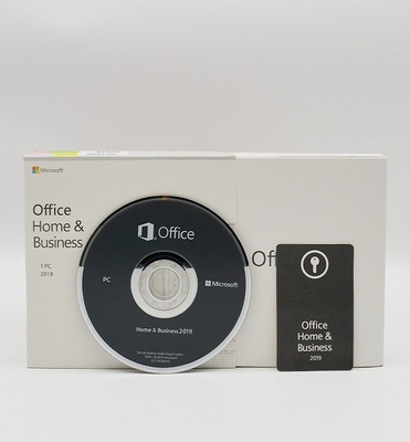 4.7GB DVD Media Microsoft Office 2019 Home And Business PKC Retail Box