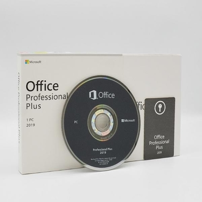 4.7GB DVD Media Microsoft Office 2019 Professional Plus DVD Retail Box